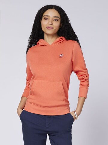 Polo Sylt Sweatshirt in Orange: front