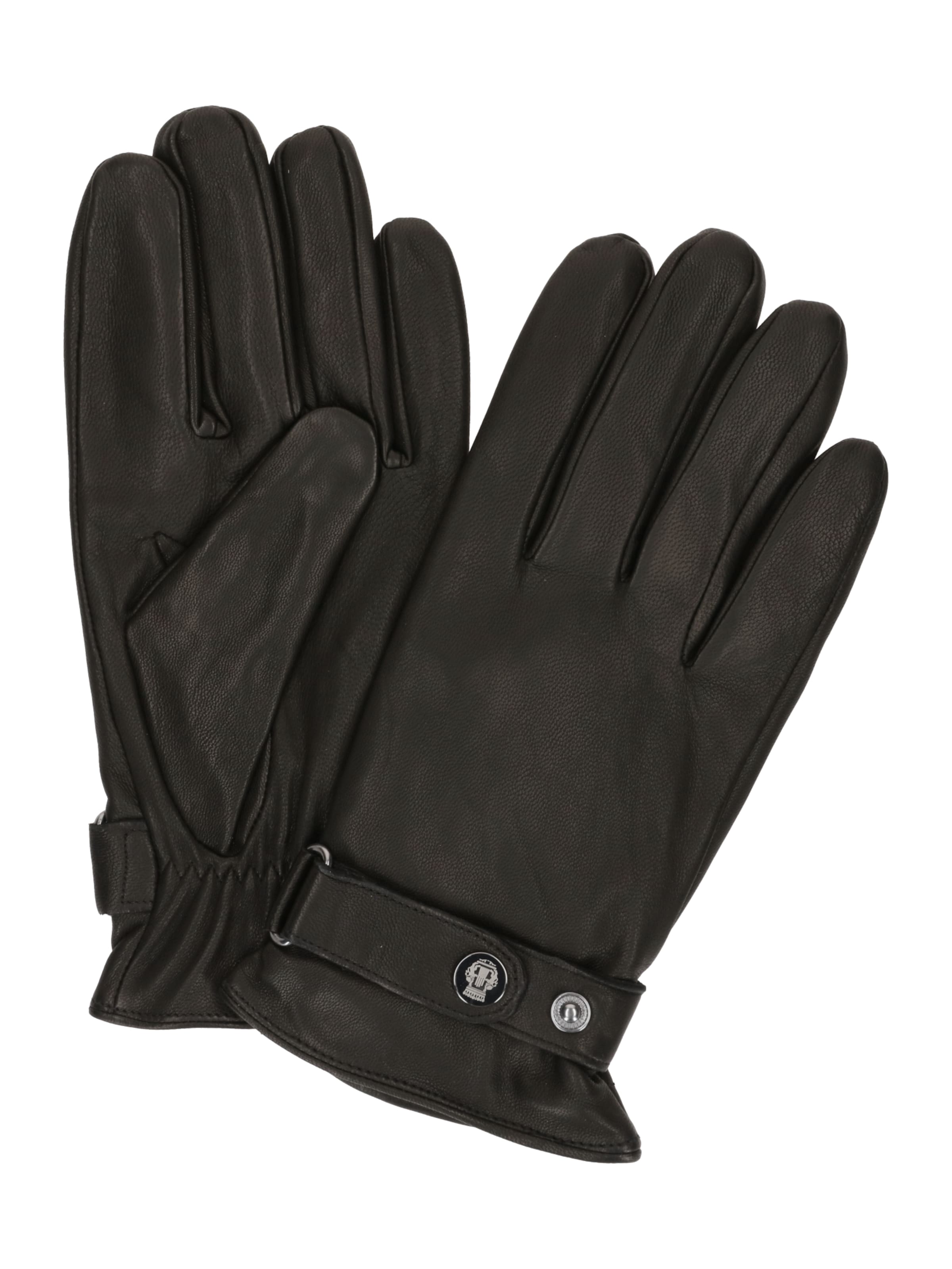 Gants 'Trier' Roeckl en noir : devant