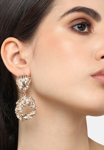 Boucles d'oreilles 'Kasandra' SOHI en or : devant