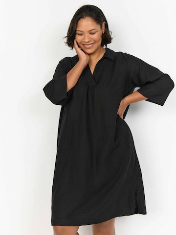 Tunica 'Corinna' di Wasabi Concept in nero: frontale