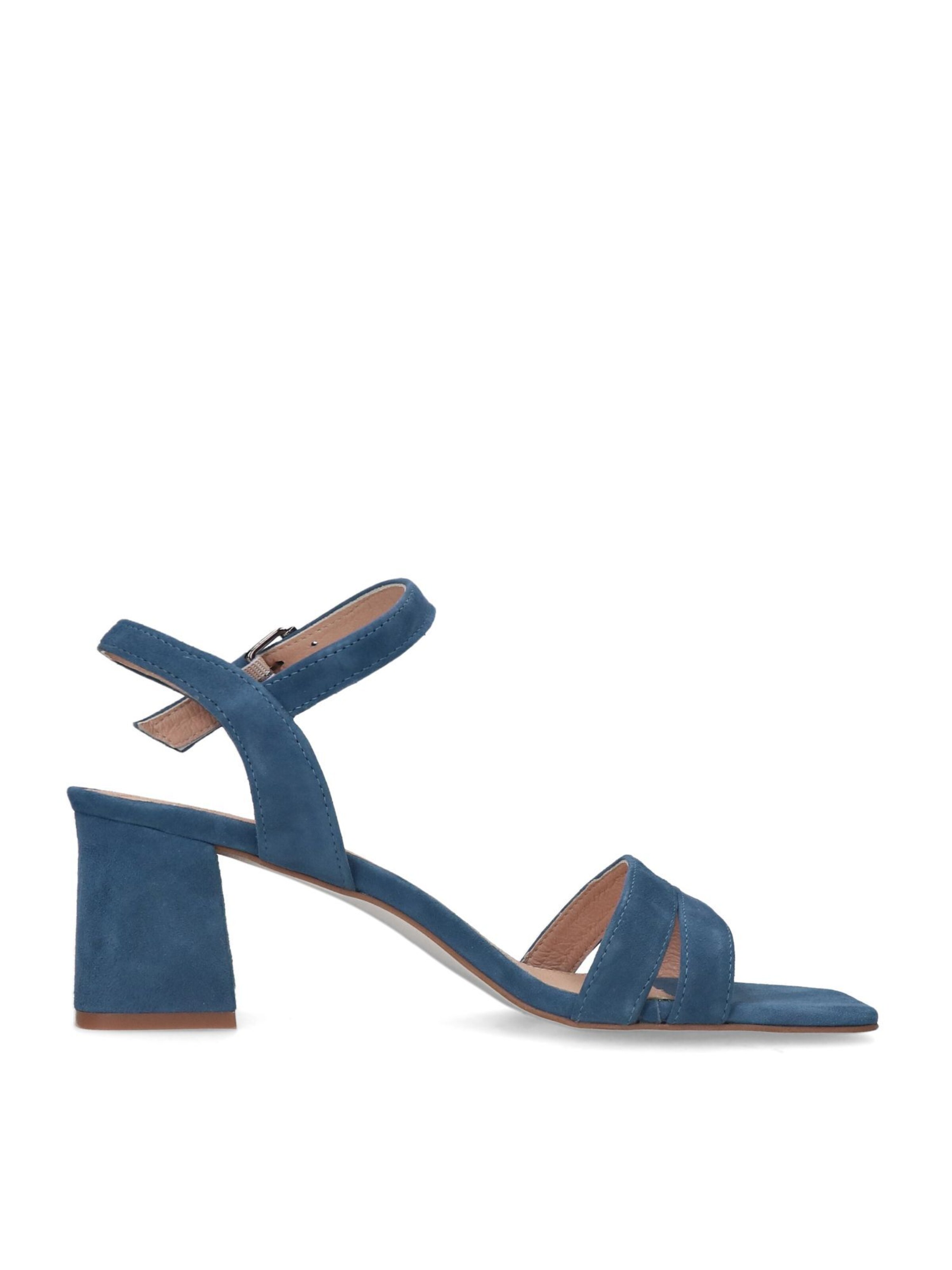 MANFIELD Riemensandale in Blau