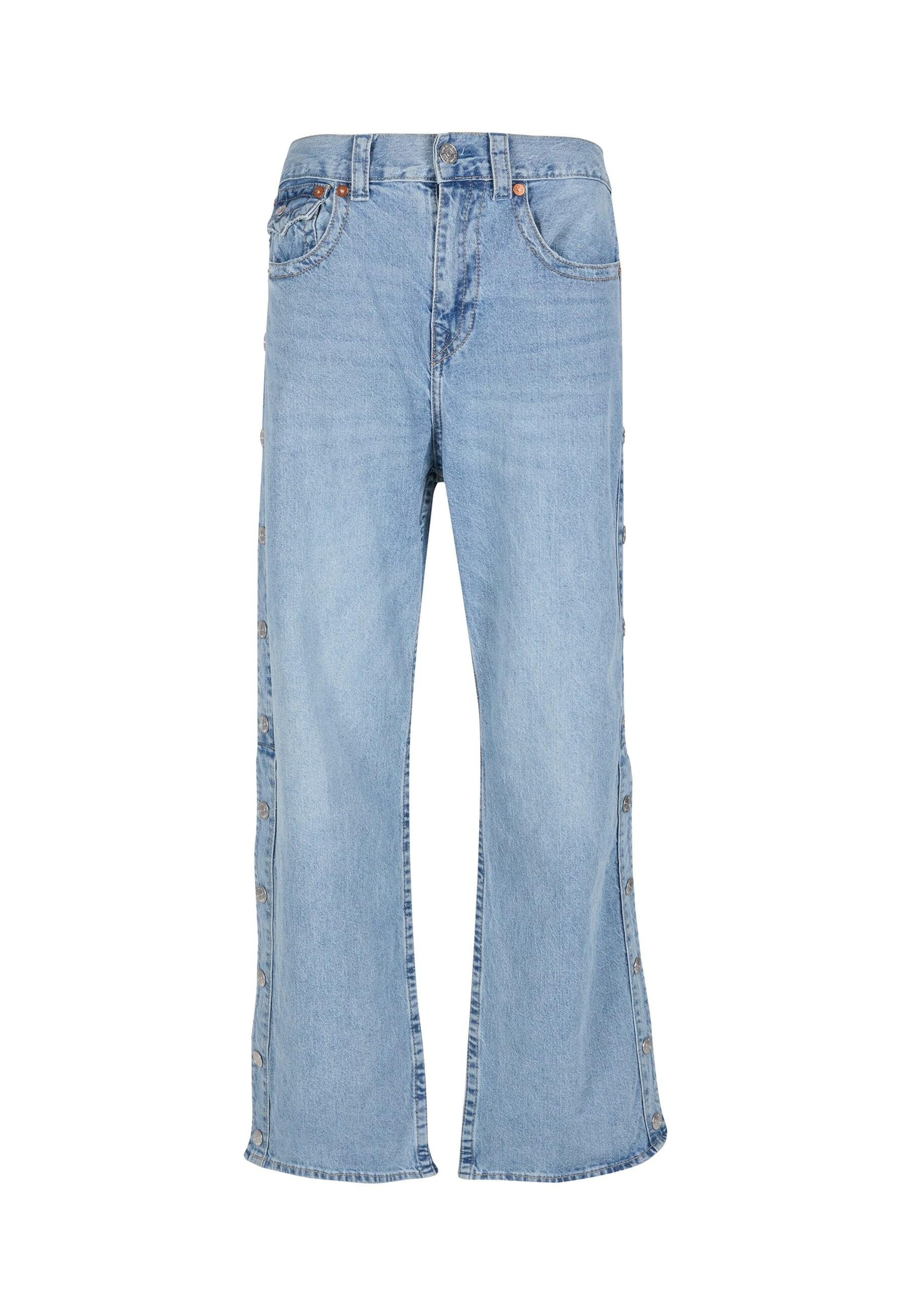 True Religion Normální Džíny 'Vinny tear Away' – modrá: přední strana