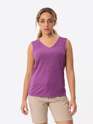 VAUDE Sports top 'Essential' in Purple: front