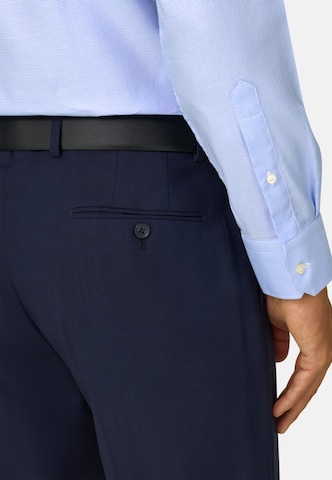 Coupe regular Chemise Boggi Milano en bleu : derrière