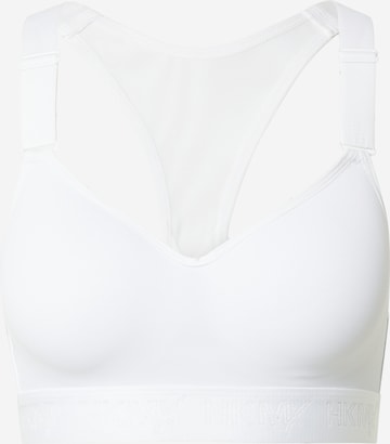 HKMX Medium Support Sports bra 'The All Star' in White: front