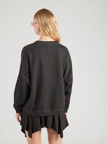 Felpa 'L(I)EBE' di miss goodlife in grigio