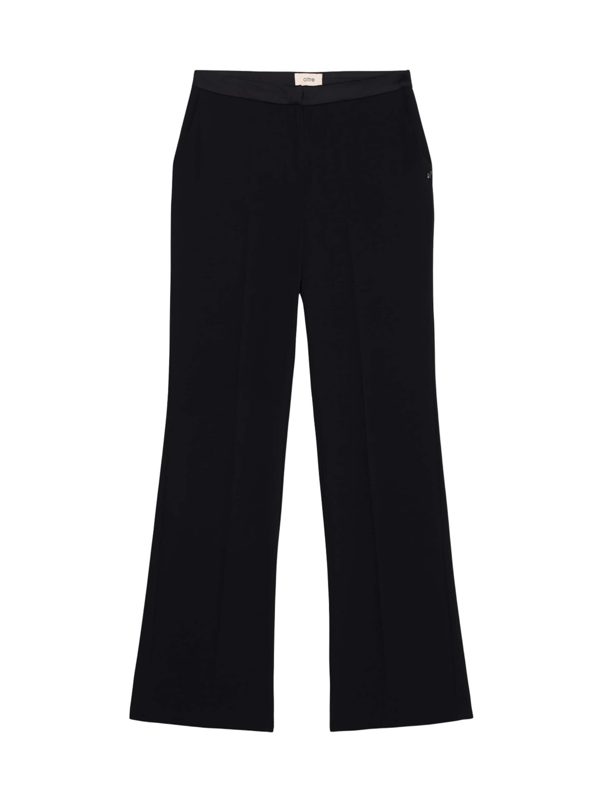 regular Pantaloni di oltre in nero: frontale