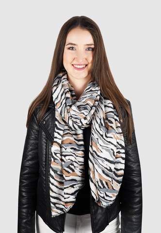 HARPA Scarf 'DORINA' in Beige: front