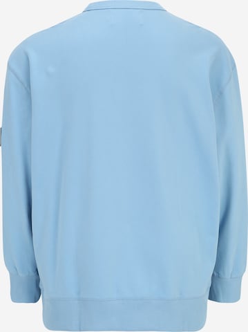 Calvin Klein Jeans Plus Sweatshirt i blå