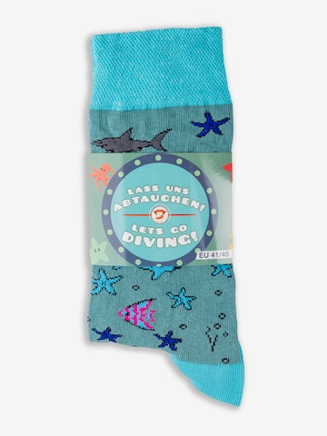 Chili Lifestyle Socks 'Banderole Leisure Socks' in Blue