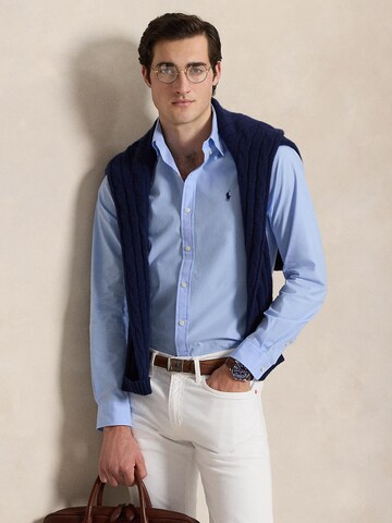 Polo Ralph Lauren Slim Fit Hemd in Blau