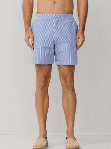 Shorts de bain Hackett London en bleu : devant