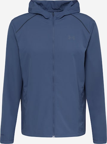 UNDER ARMOUR Športna jakna | modra barva: sprednja stran