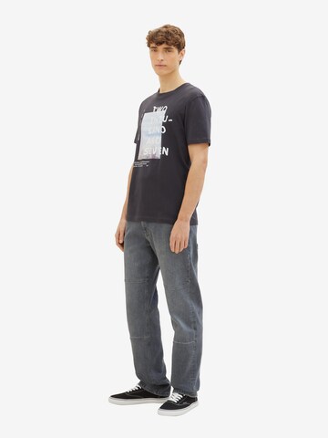 TOM TAILOR DENIM T-Shirt in Grau