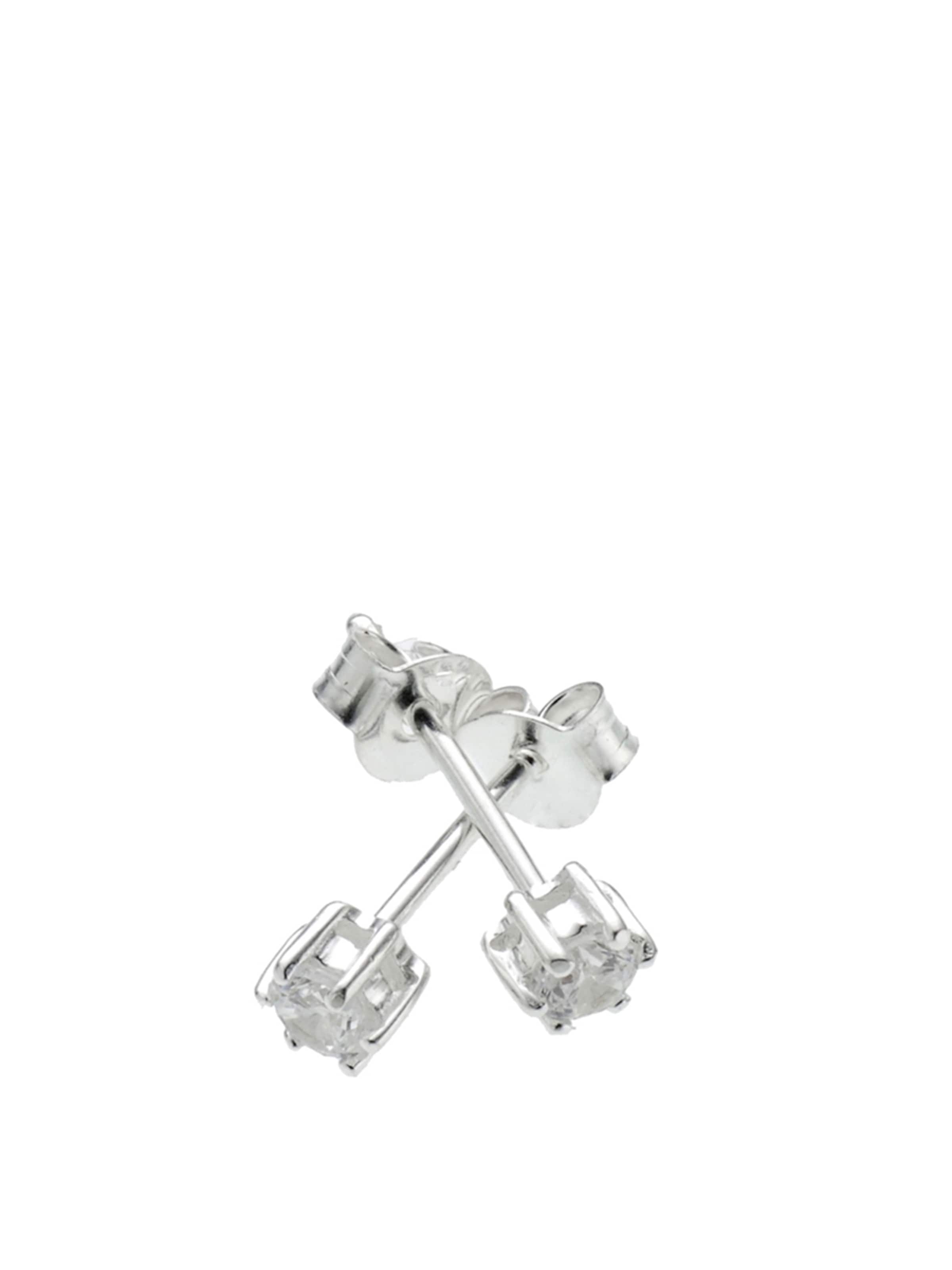 Lucardi Oorbellen in Zilver: voorkant