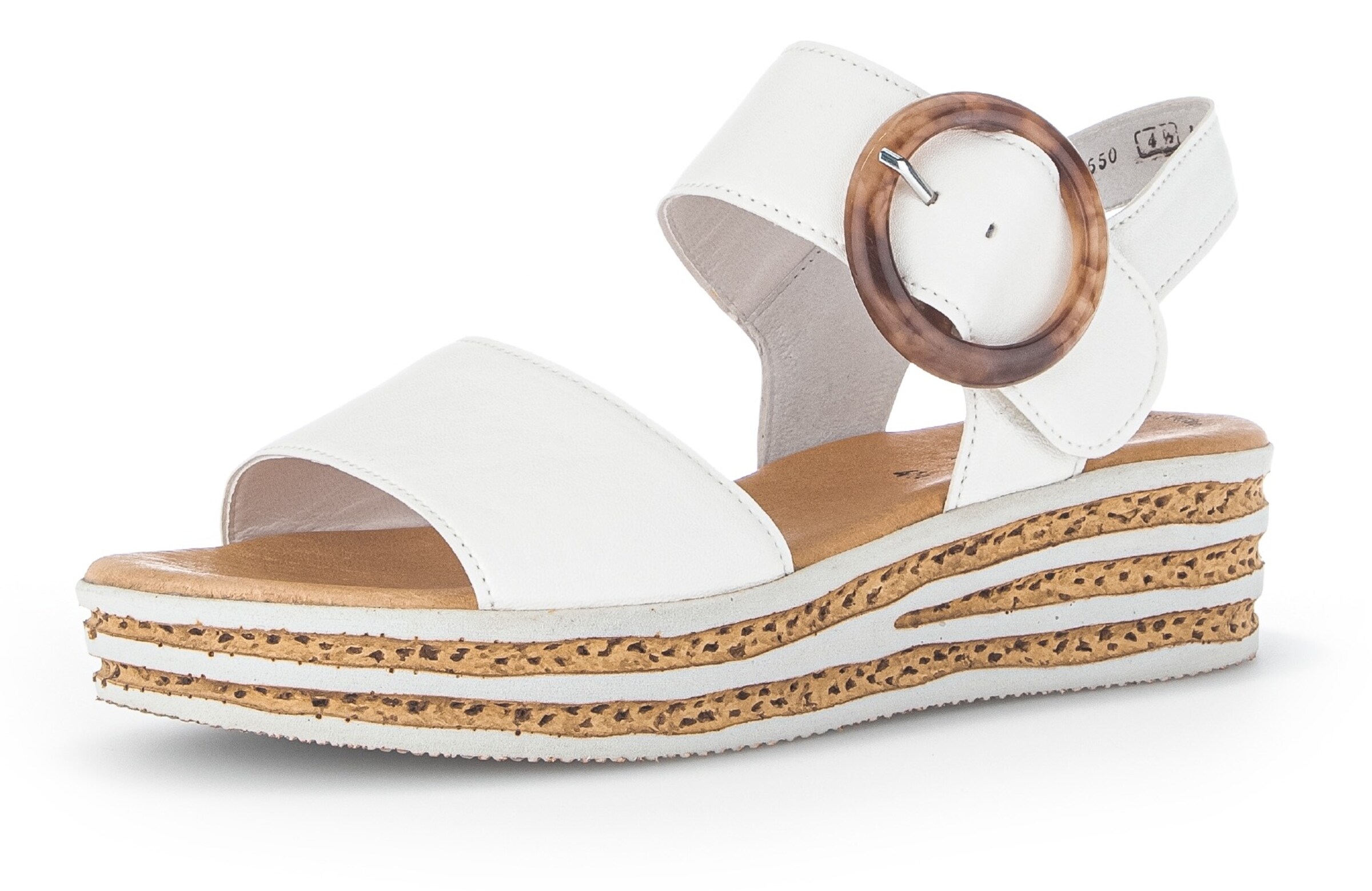 GABOR Sandal in White: front