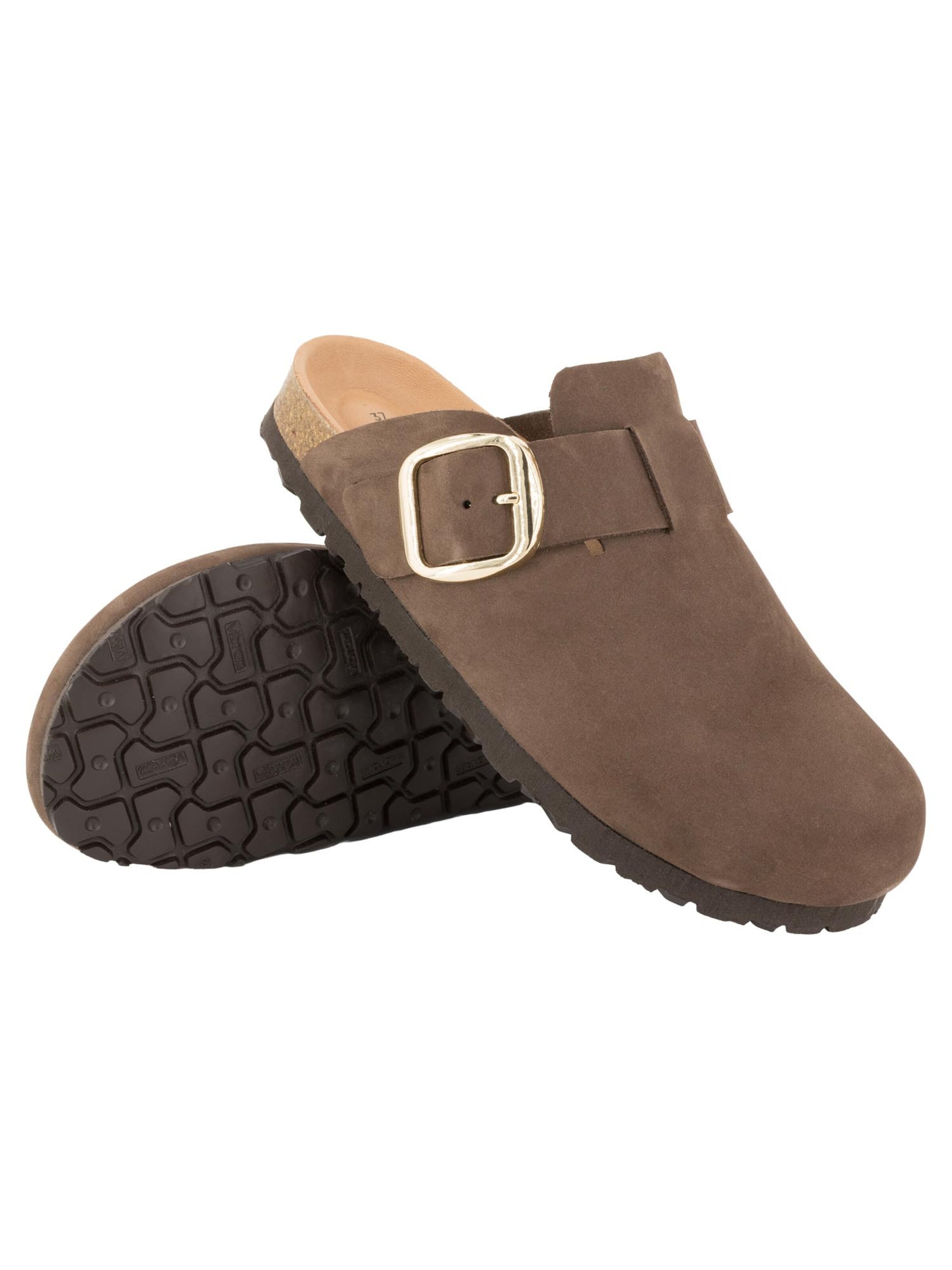 Piece Of Mind Clogs 'Comfort'‌‌‌‌‌‌ in Braun