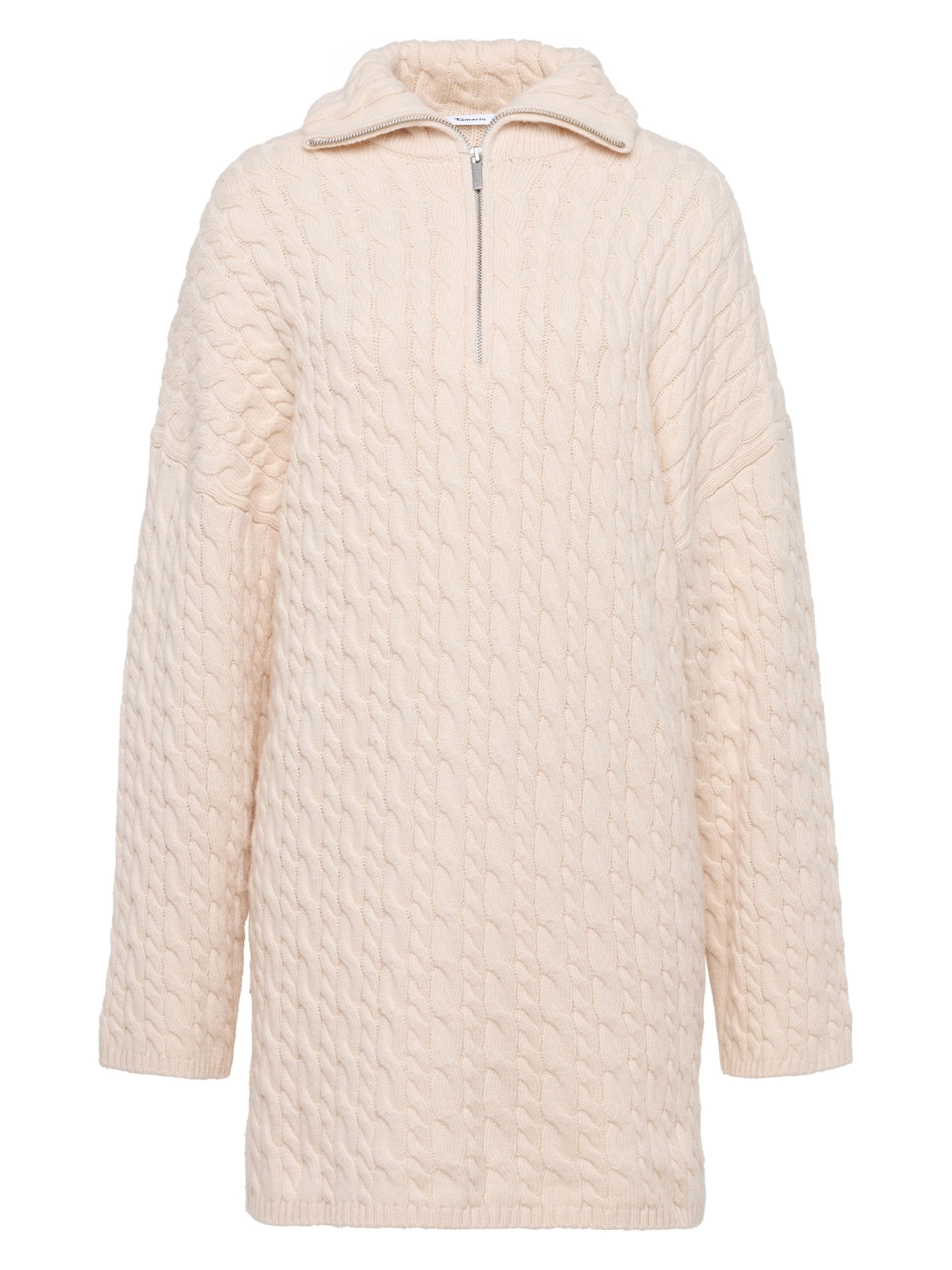 Tamaris Strickkleid in L in beige, Produktansicht