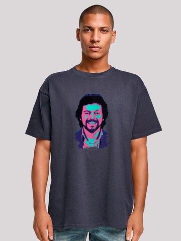 T-Shirt 'TV Times Jeremy Beadle 1982 Pop Art' F4NT4STIC en gris : devant