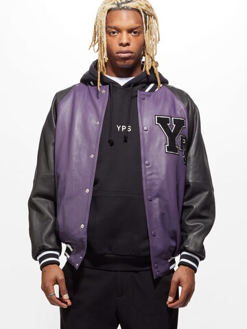 Young Poets Between-season jacket 'Axl' in Purple: front