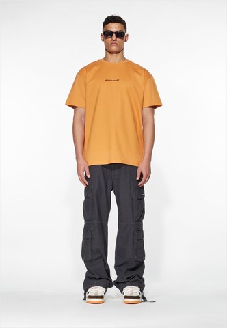 MJ Gonzales T-shirt 'In tha Hood V.2' i orange: framsida