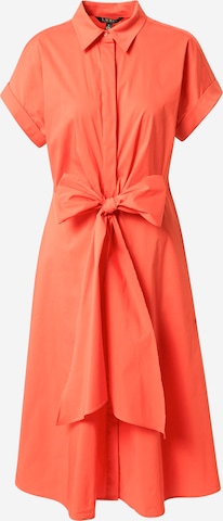 Lauren Ralph Lauren Shirt Dress 'HAKAN' in Orange: front