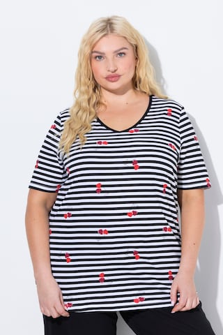 Ulla Popken Slaapshirt in Zwart