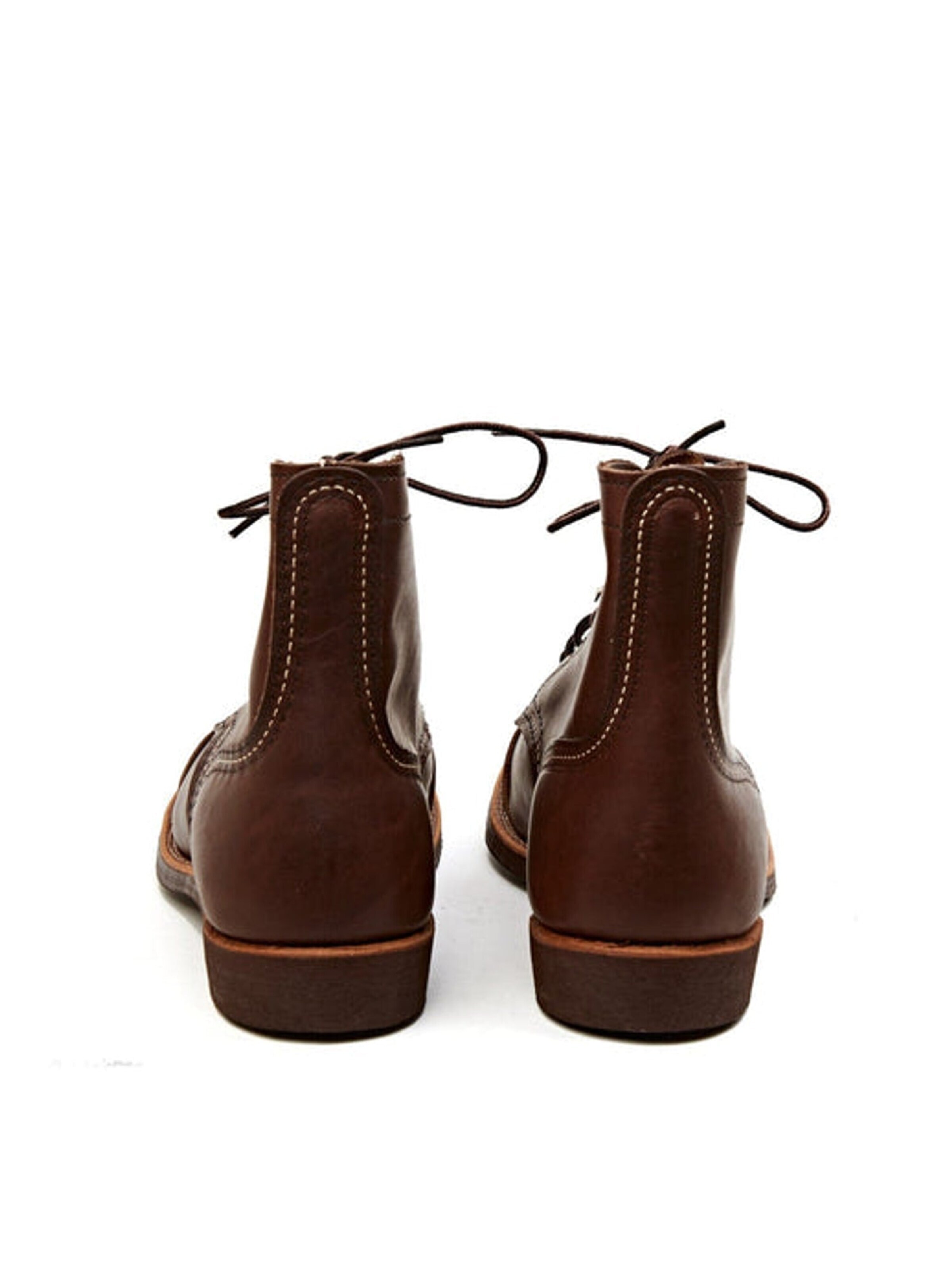 RED WING SHOES Lace-up boot '8111 Iron Ranger Amber Harness' in Brown