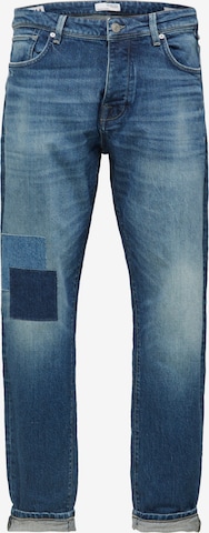 Regular Jean 'Aldu' SELECTED HOMME en bleu : devant