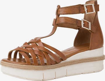 TAMARIS Sandals in Brown: front