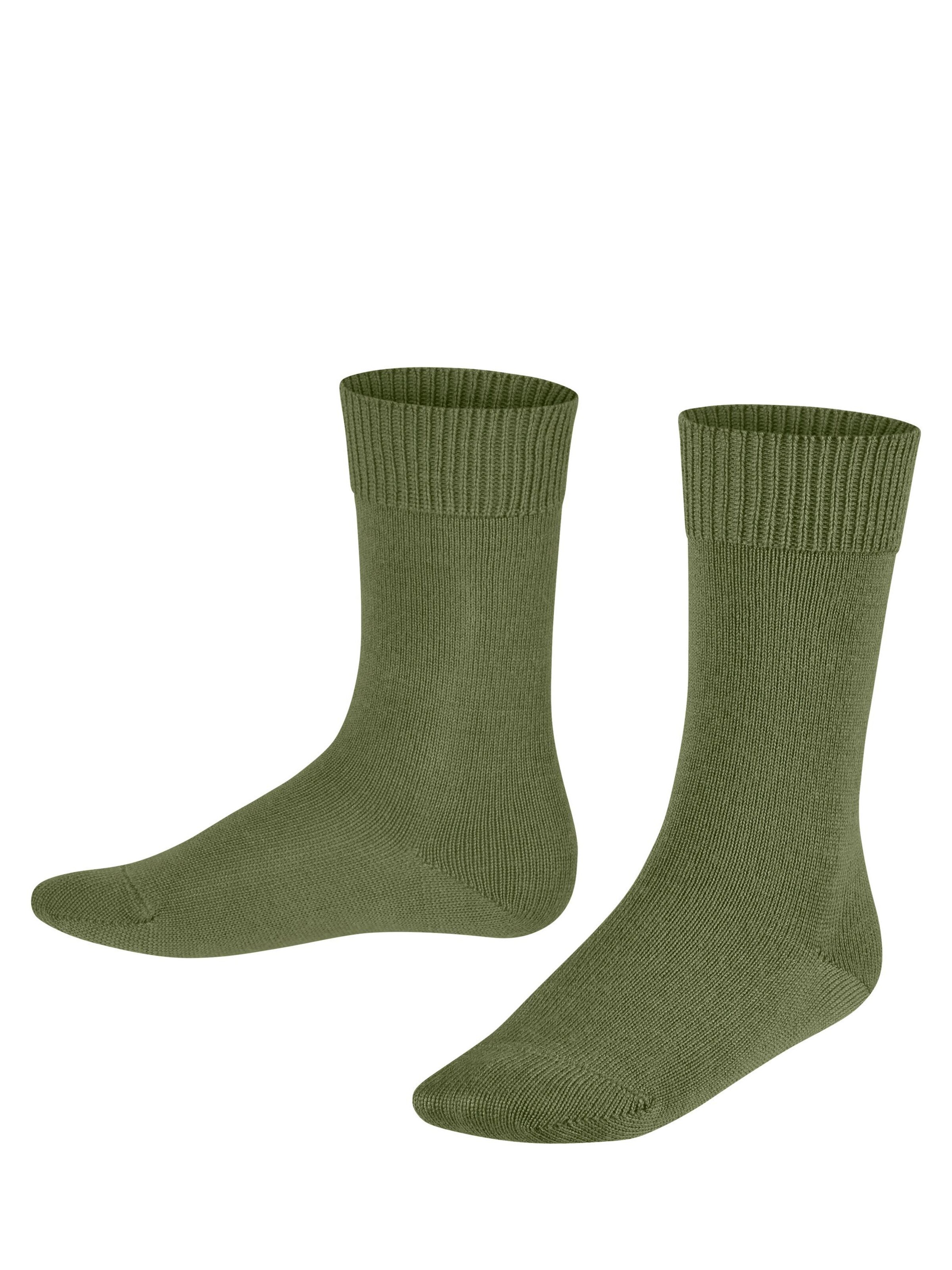 FALKE Socks 'Comfort Wool' in Green: front