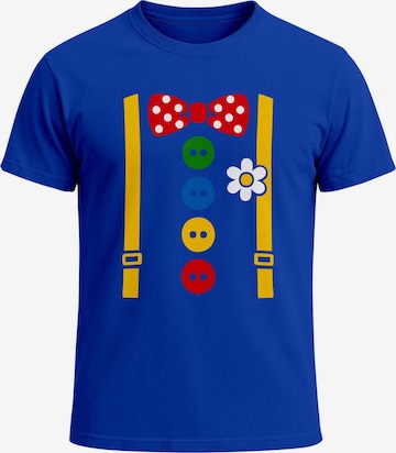 MoonWorks Shirt 'clown' in Blau: Vorderseite