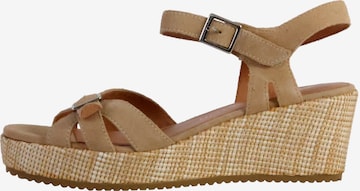 Emilie Karston Sandals in Beige: front