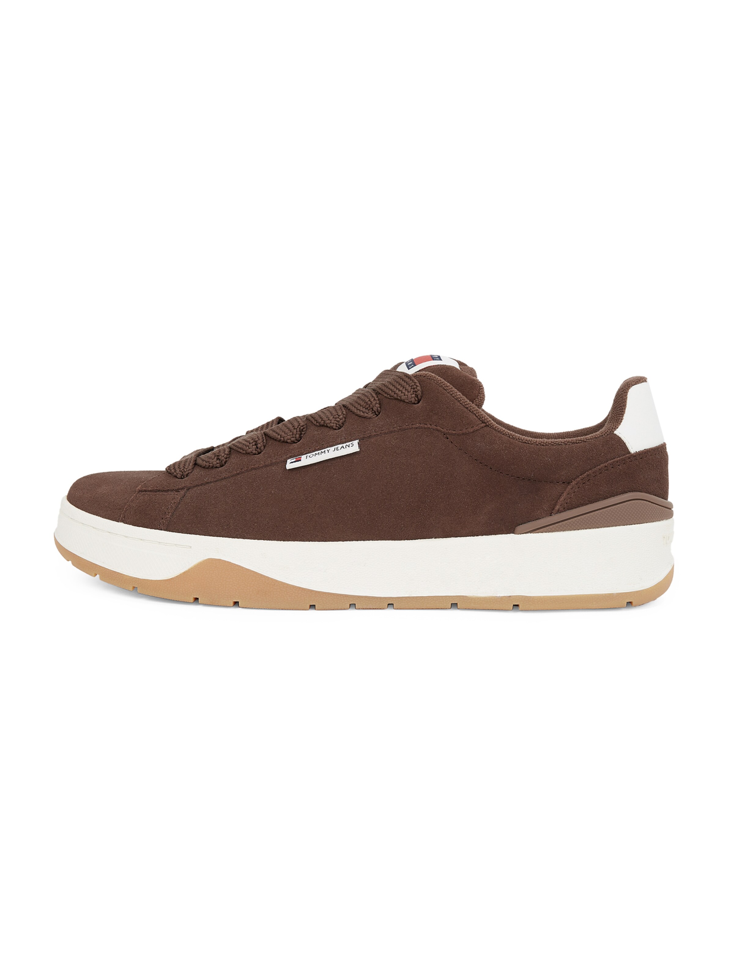 Tommy Jeans Platform trainers in Brown: front