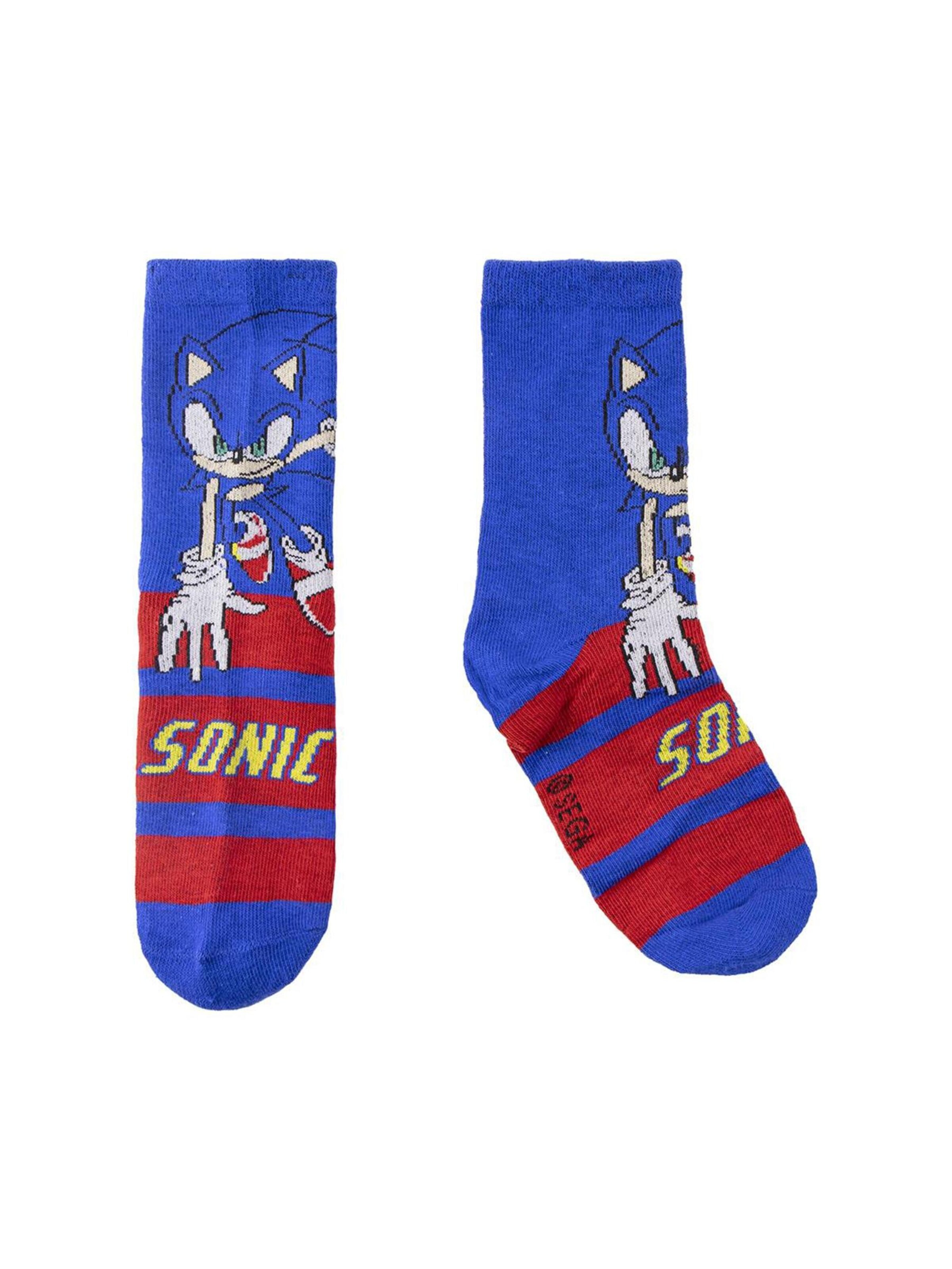 Chaussettes 'Socken Pack 5 Stück Sonic' DISNEY en mélange de couleurs