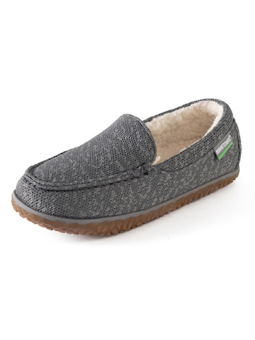 Minnetonka Mocassin 'Eco Elm' in Grau: Vorderseite