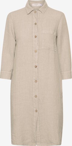 Robe-chemise Cream en beige : devant