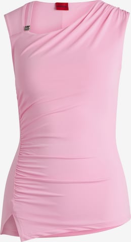 HUGO Red Top ' Desusi ' in Pink: front