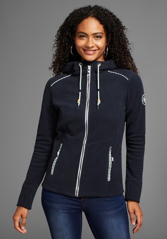 KangaROOS Fleecejacke in Blau: Vorderseite