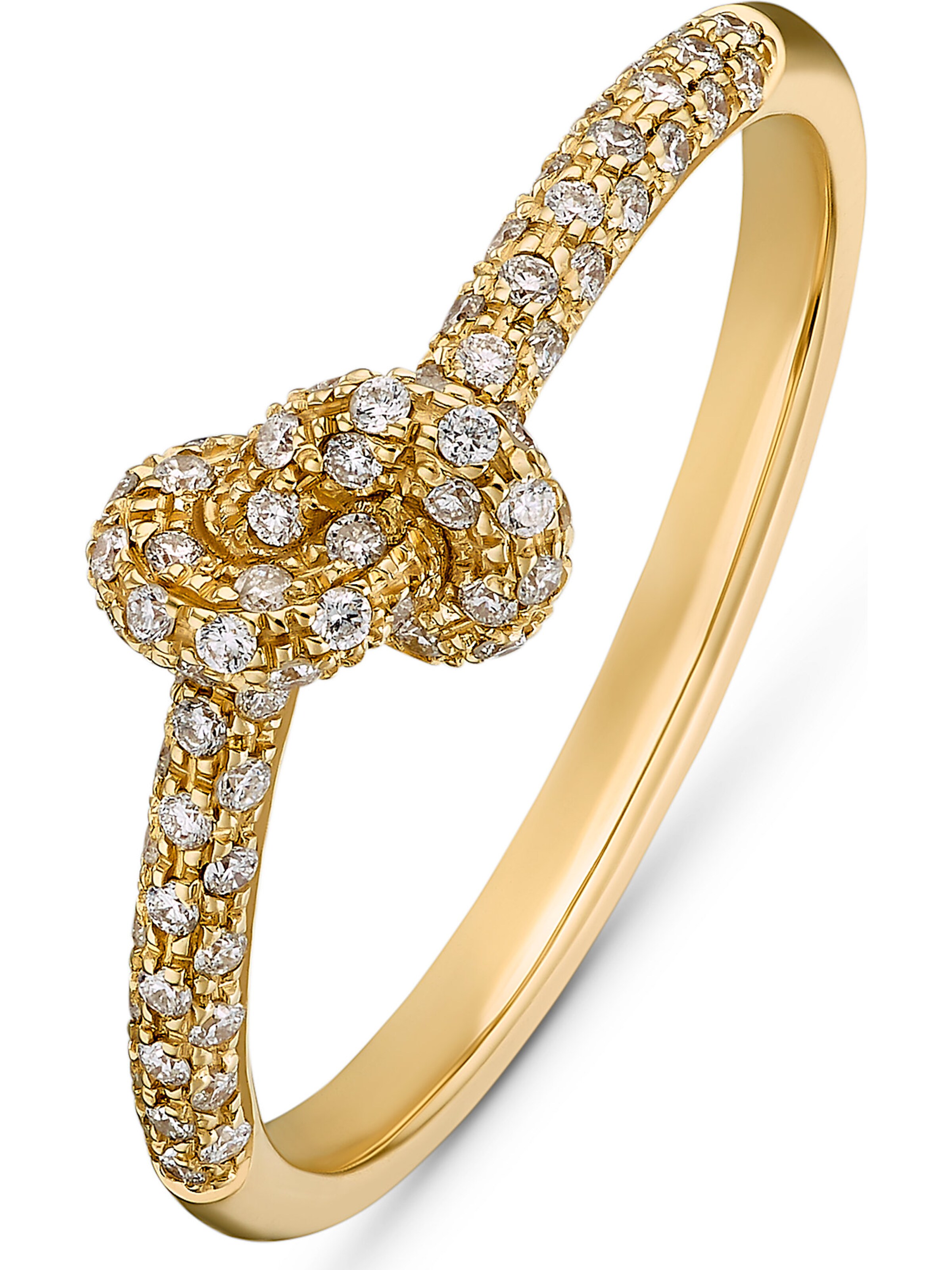 CHRIST Ring in Gelb: Vorderseite