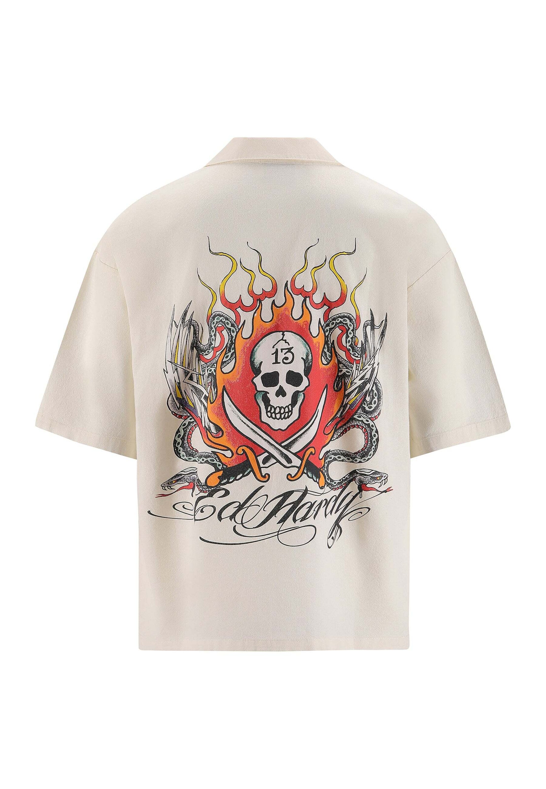 Comfort fit Camicia di Ed Hardy in beige
