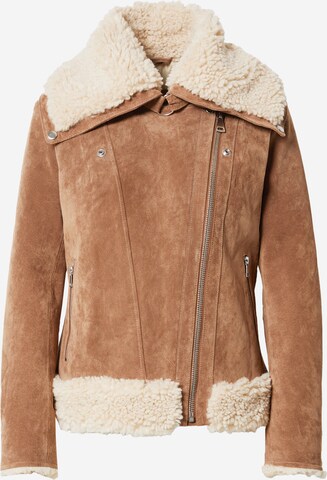 FREAKY NATION Between-Season Jacket 'Healy' in Brown: front