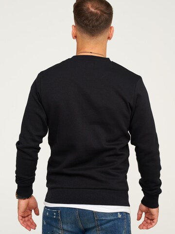 JACK JONES Sweatshirt 'JCOLABO' in Black