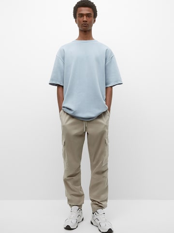 Pull&Bear Tapered Cargo Pants in Grey