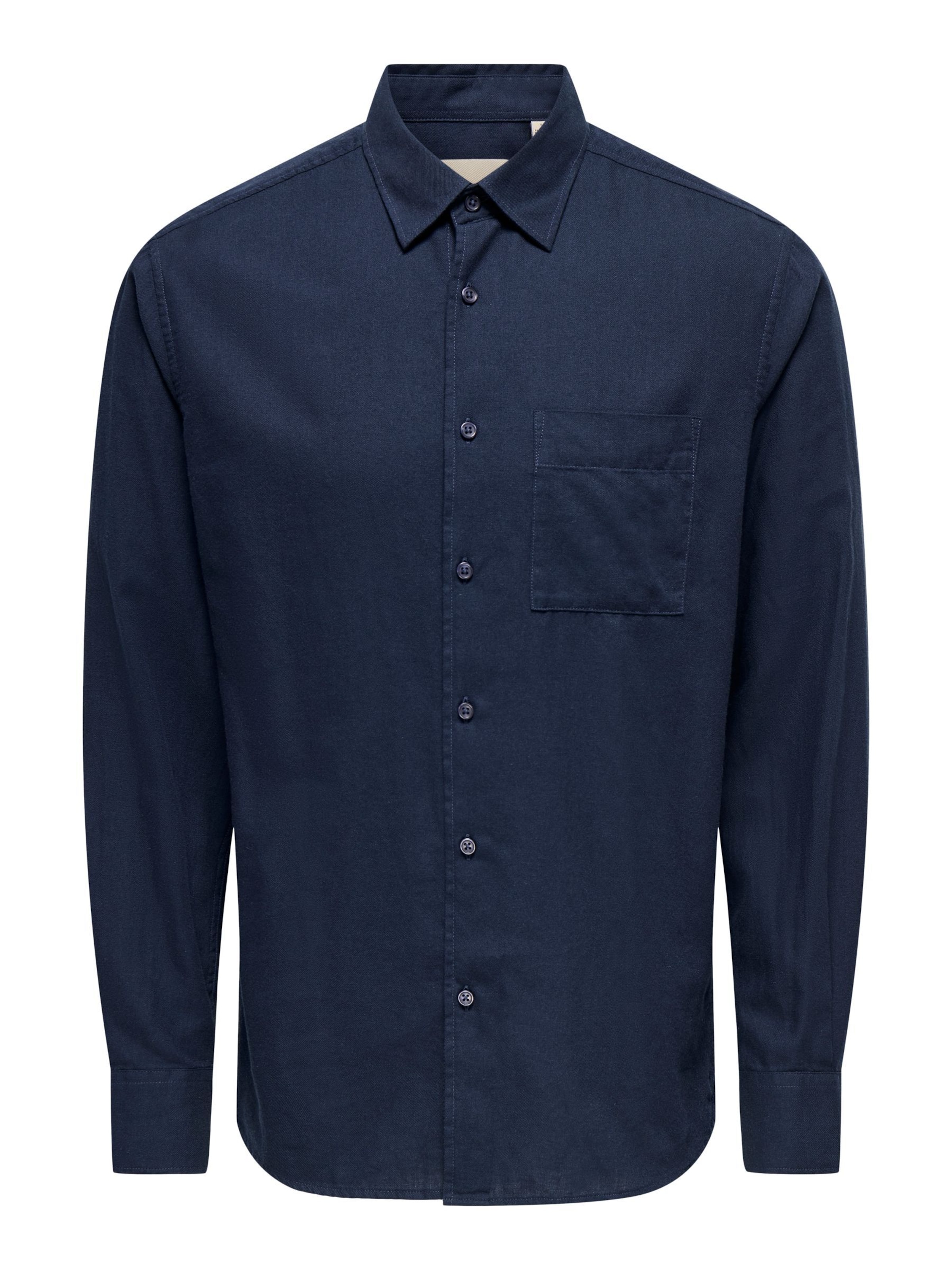 Only & Sons Chemise en XS en bleu, Vue avec produit