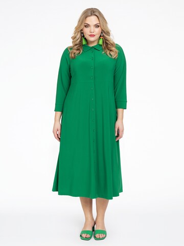 YOEK Blousejurk 'Dolce' in Groen