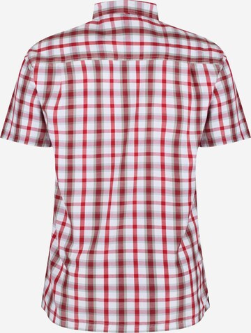 REGATTA Regular fit Athletic Button Up Shirt 'Mindano III' in Red