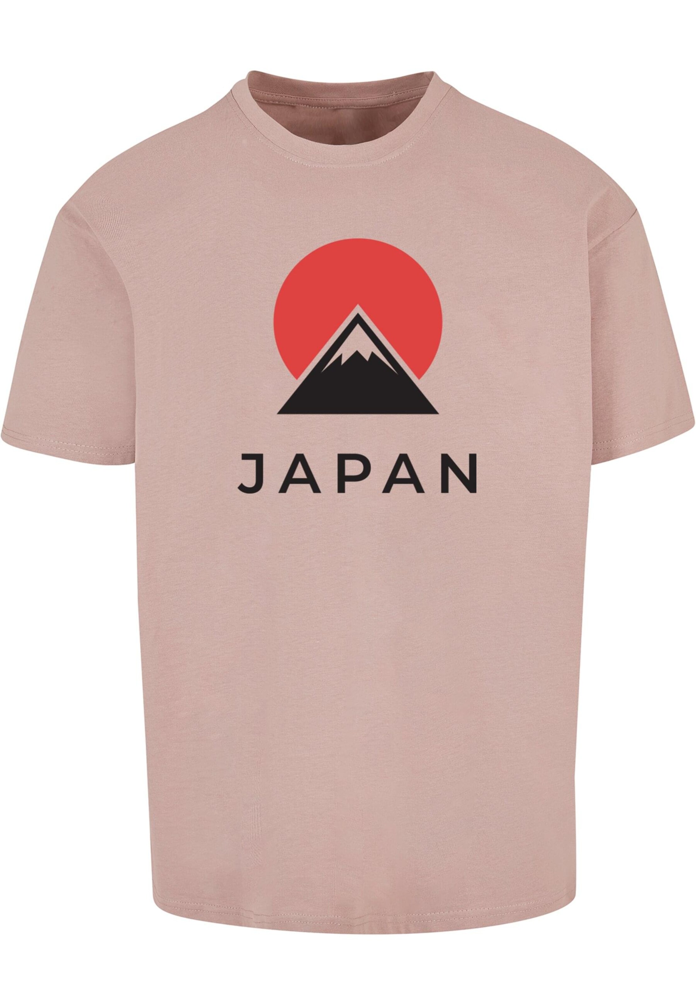 Merchcode Shirt 'Japan' in Pink: Vorderseite