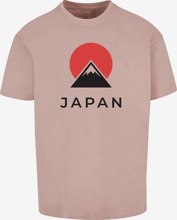 Merchcode Shirt 'Japan' in Roze: voorkant
