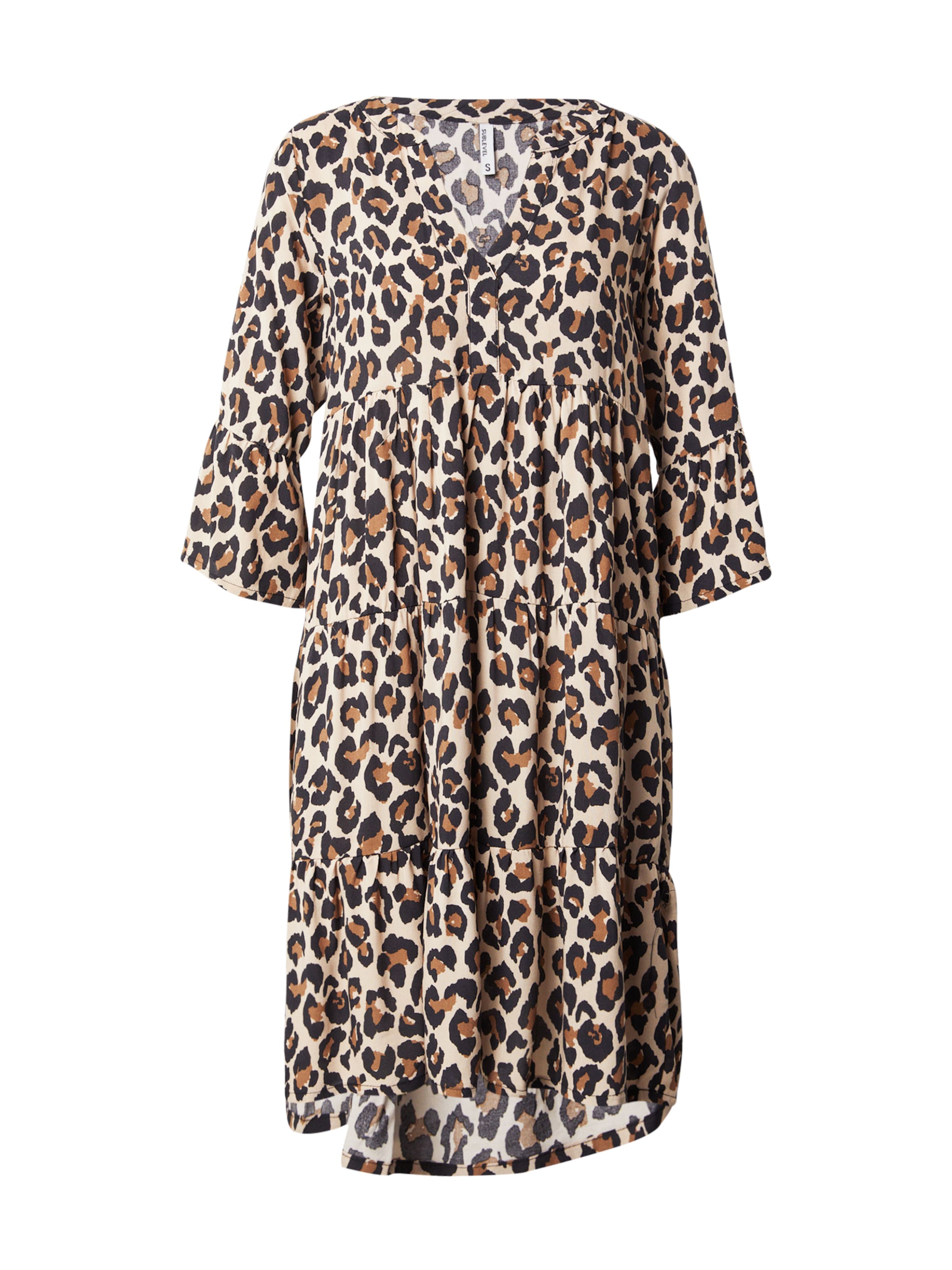 Sublevel Kleid in Braun: Vorderseite